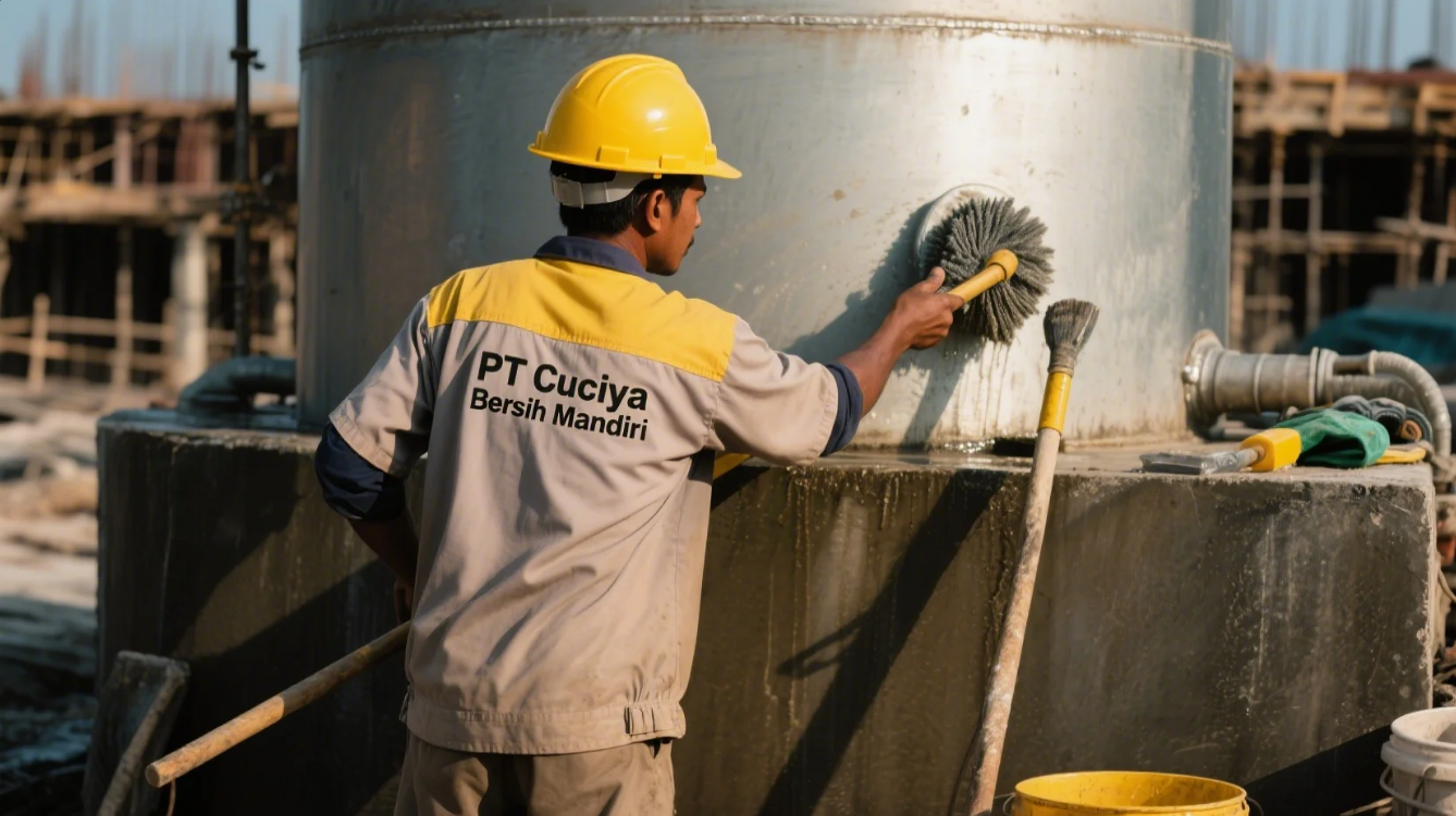 Jasa cuci tandon air di makassar